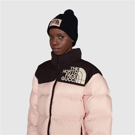 pink gucci north face